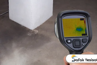 Cihazla su kaçağı bulma