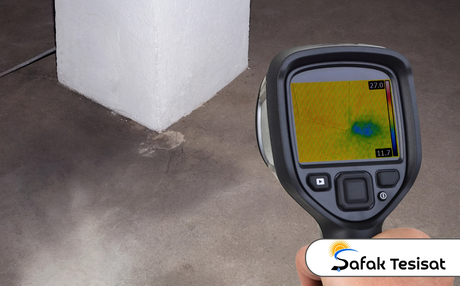 Cihazla su kaçağı bulma